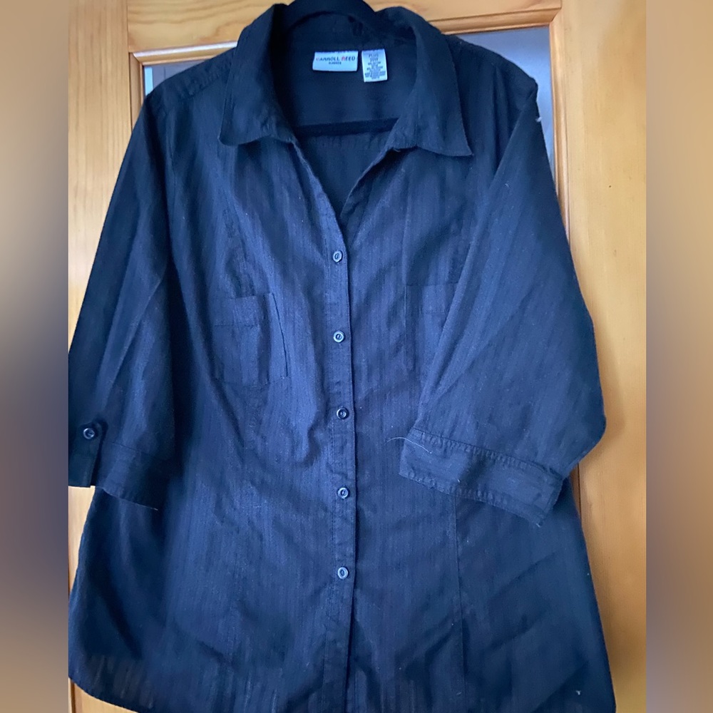 Blouse Carroll Reed 20W 3/4 sleeves / manches 3/4